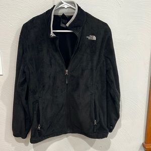 The North Face plush fleece zip up jacket